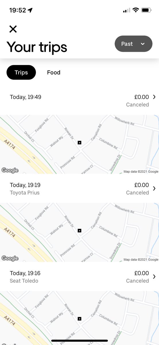 antonyj_246's tweet photo. @Uber_Support absolute piss take. 3 Ubers cancelled been trying to order one for 45 mins… absolutely ridiculous #pissedoff https://t.co/aka4RpFn2p
