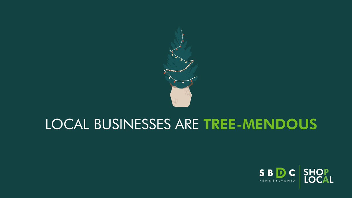 KutztownSBDC's tweet photo. #SmallBusinessSaturday might be over, but supporting your local businesses should happen all year! 🛍 Shopping small supports local economies &amp; keeps local jobs. Let's make this holiday season merrier for our local businesses.🛍
#ShopSmall #shoplocalpa #PASBDC https://t.co/dt9y7QT4zd