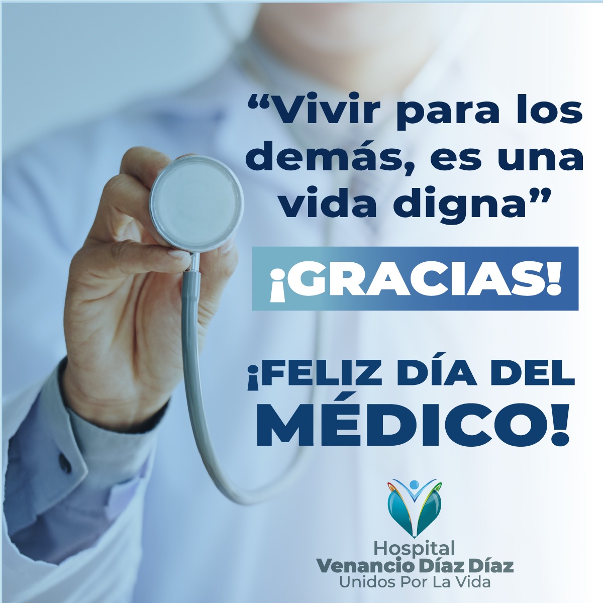 DiazHospital's tweet photo. Hoy 3 de diciembre, Día del Médico, queremos agradecerles por su gran labor, dedicación y entrega con cada uno de los pacientes. 👩‍⚕️🩺

Feliz día les desea el Hospital Venancio Díaz Díaz, Unidos Por La Vida. 💙
.
.
#TodosSomoSabaneta https://t.co/p5qAYTK9bx
