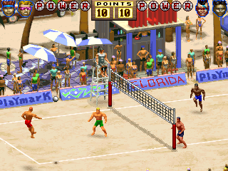 erdebi1's tweet photo. Playita, buen tiempo y cuerpazos practicando Volley, eso nos trajo #Playmark en 1995 con World Beach Volley. Un #arcade con buenos gráficos en vista isométrica y los típicos movimientos especiales. Que más se puede pedir!? 😉👍🏻 https://t.co/UHvdIuJB9E