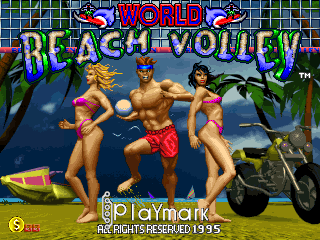 erdebi1's tweet photo. Playita, buen tiempo y cuerpazos practicando Volley, eso nos trajo #Playmark en 1995 con World Beach Volley. Un #arcade con buenos gráficos en vista isométrica y los típicos movimientos especiales. Que más se puede pedir!? 😉👍🏻 https://t.co/UHvdIuJB9E