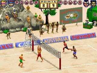 erdebi1's tweet photo. Playita, buen tiempo y cuerpazos practicando Volley, eso nos trajo #Playmark en 1995 con World Beach Volley. Un #arcade con buenos gráficos en vista isométrica y los típicos movimientos especiales. Que más se puede pedir!? 😉👍🏻 https://t.co/UHvdIuJB9E