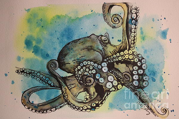 xCREATIVEANNIEx's tweet photo. New artwork for sale! - "Octopus " - https://t.co/CoYTqHEzBE @fineartamerica https://t.co/XFDIuXQtCZ