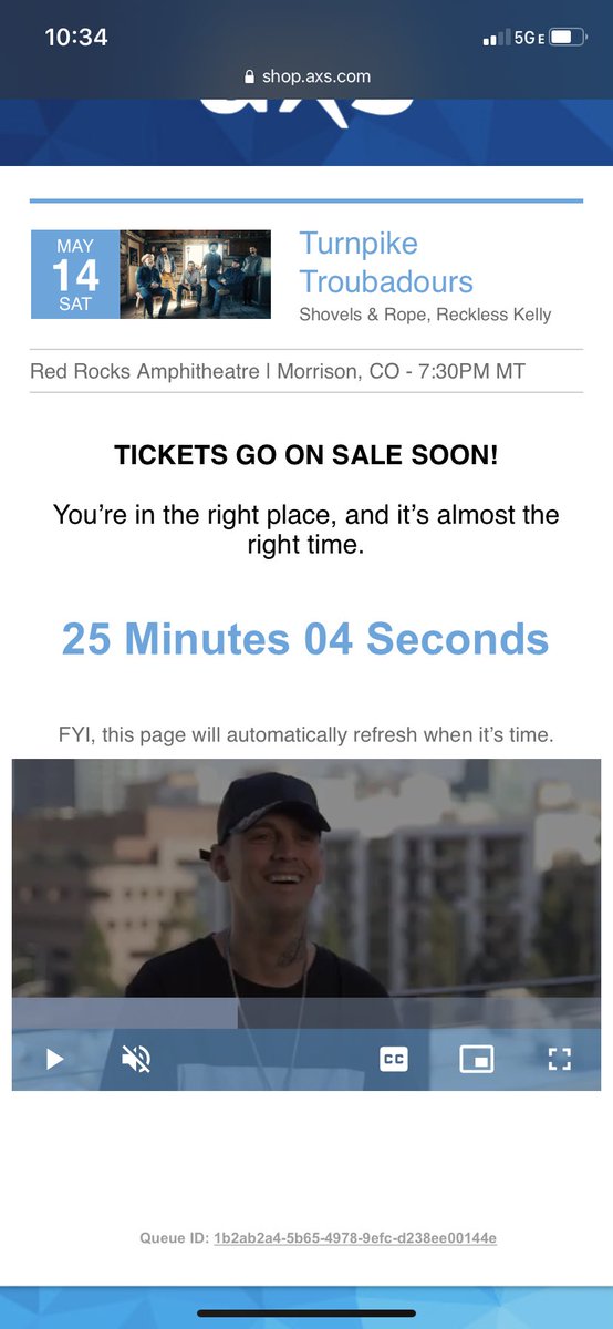 AudraCatelynn's tweet photo. The dramatic end to my TWO HOUR saga of trying to get @TpTroubadours tickets… @axs needs to get their crap together 🥲 https://t.co/IuZRKlwsgD