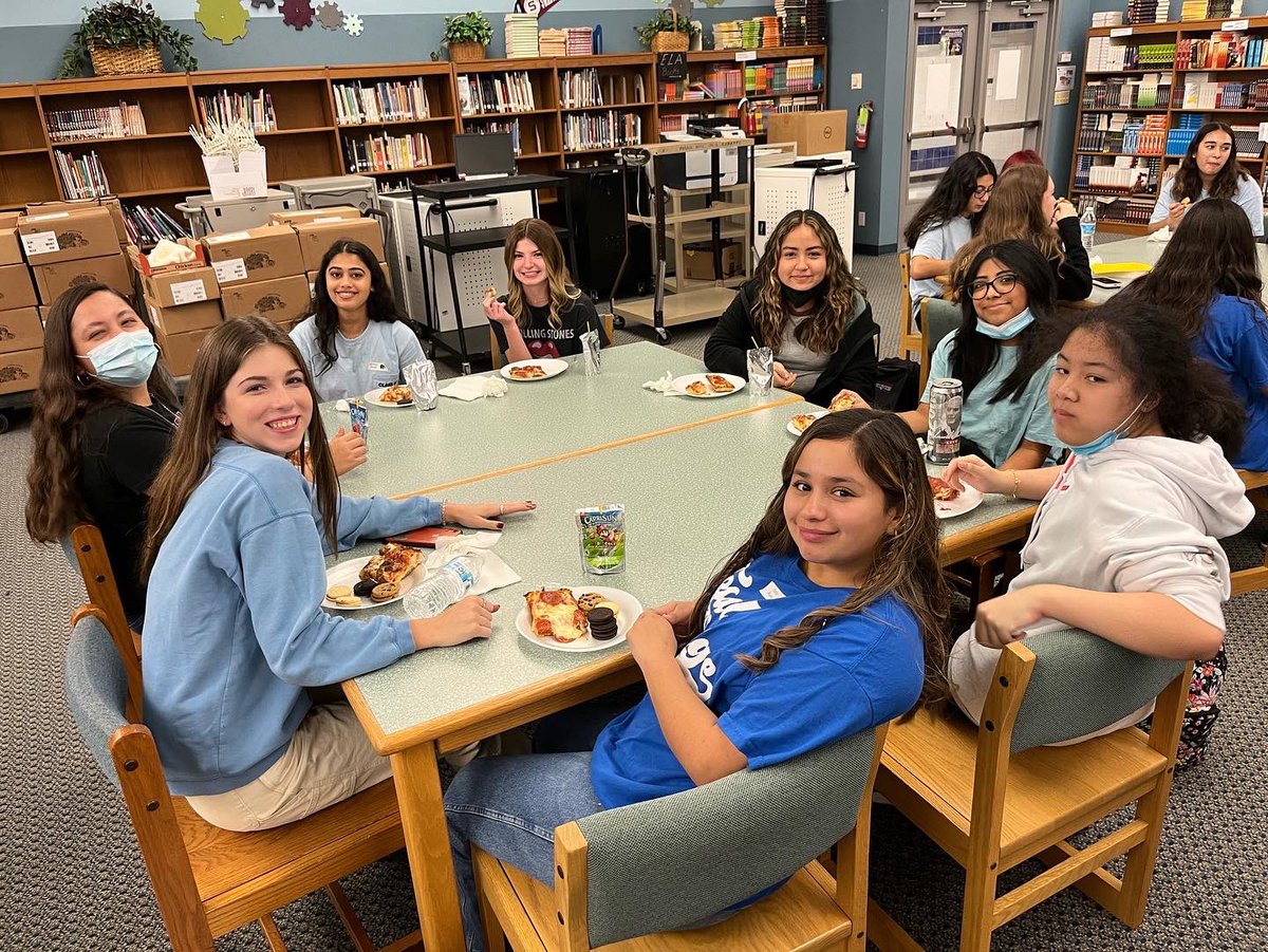 AvidRidge's tweet photo. FIRST EVER Reverse Shadow Day for Ridge at the middle schools! Our amazing AVID Leaders followed their “little”buddy all day, modeling how we do things at Ridge. Can’t wait to have these 8th graders at Ridge next year! https://t.co/AcEYM2yLwN