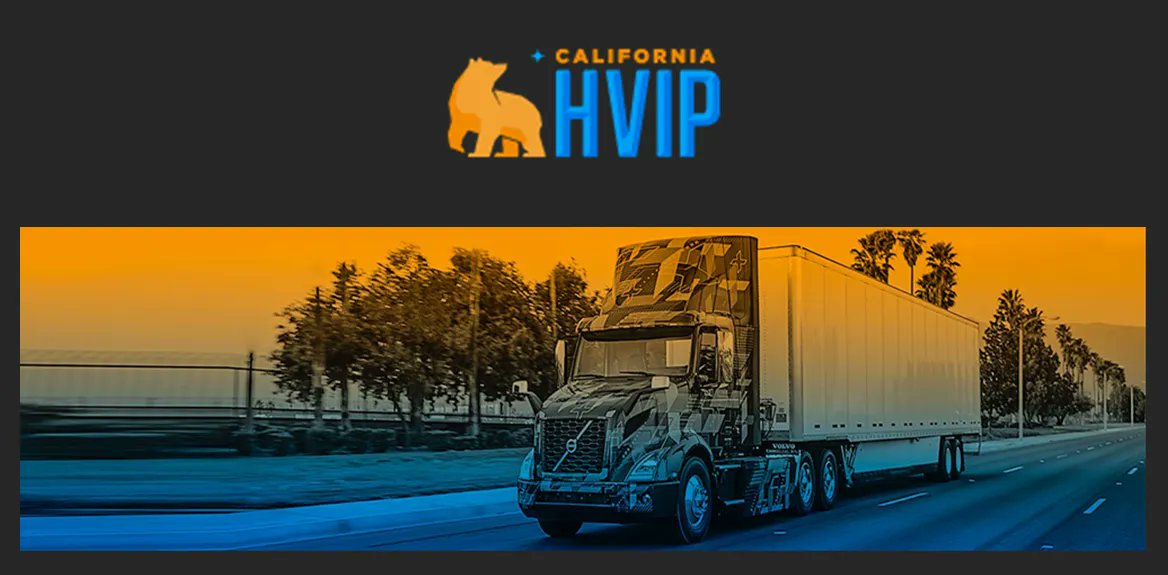 California HVIP tweet media