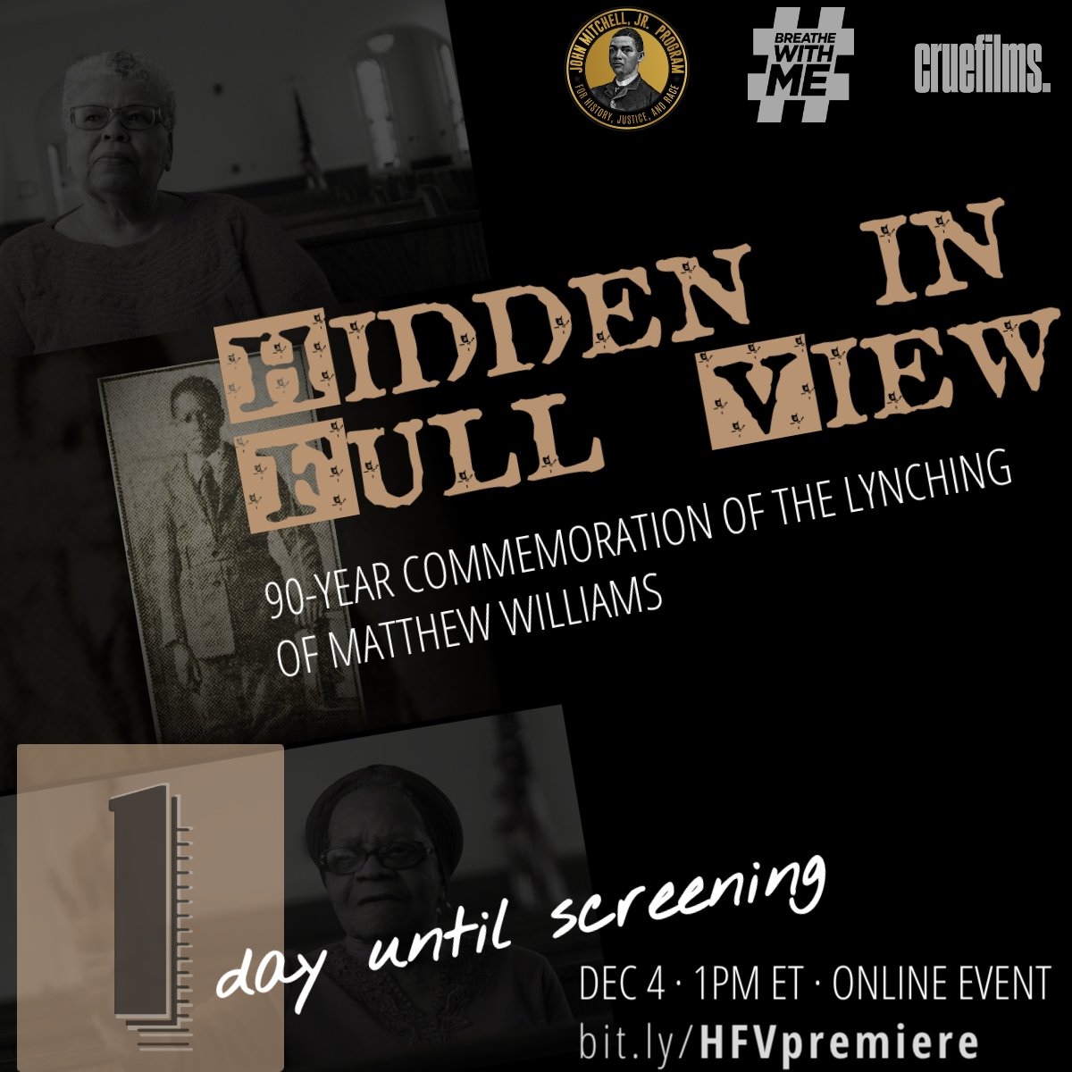 Chavis4Change's tweet photo. Tomorrow we commemorate and honor 23 year old Matthew Williams, an innocent life stolen through a lynching in Salisbury, Maryland 90 years ago.  Join us to watch the world premiere.

Go to https://t.co/FkzO5cfJX5 to register to join for Saturday https://t.co/p0IaYrpErh