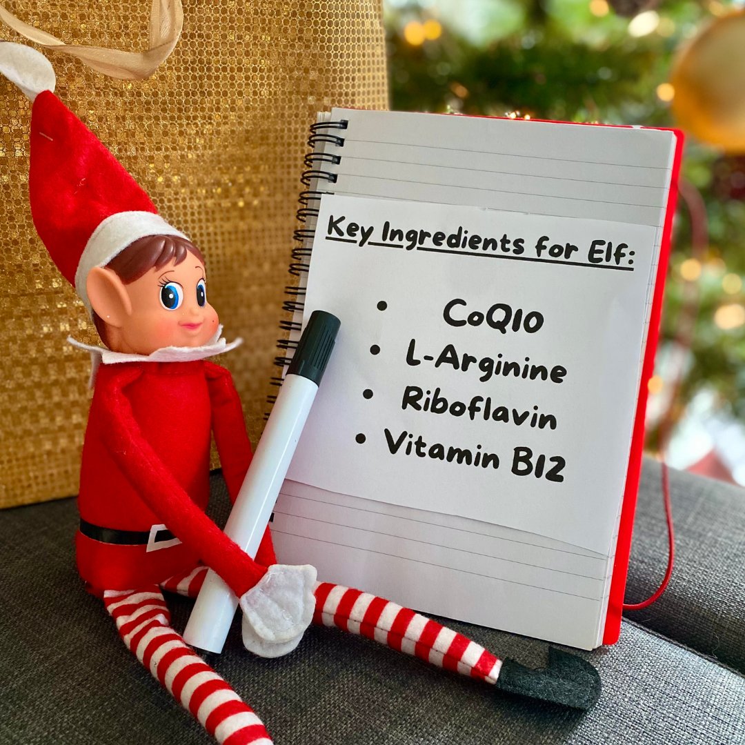 ReviveActive's tweet image. Elf was busy writing his Christmas list for this year... 👀
Luckily for him, he can find them all in Revive Active! 🙌

#ReviveActive #EnrichYourLife #SuperSupplement #CoQ10 #EnergySupport #Energy #HeartHealth #ReviveActivePlaylist #HeartfeltPlaylist #Chrsitmas #elfontheshelf
