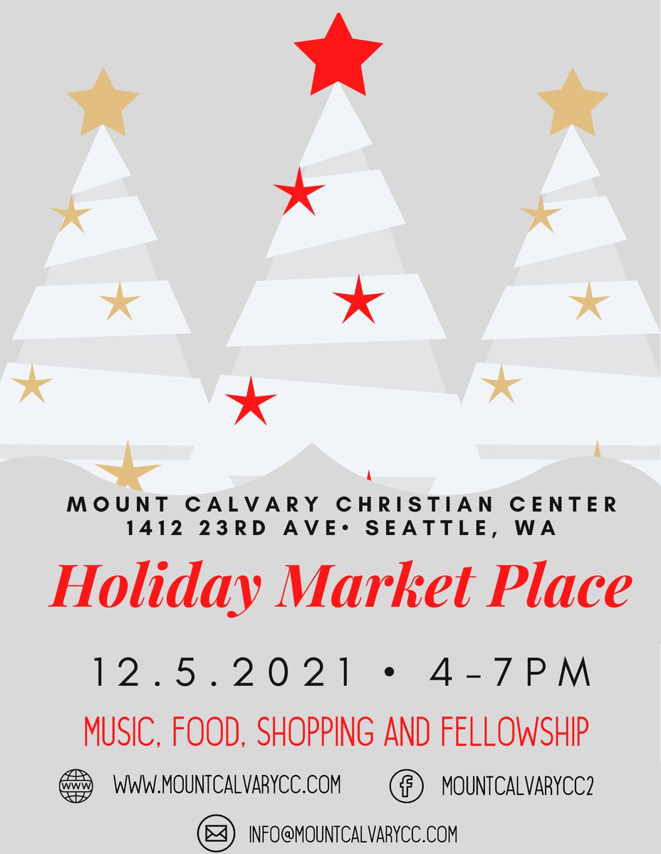 MountCalvaryCC's tweet photo. Just hear the sleigh bells ringing... Come out and enjoy the fun, food, fellowship, and know that your presence and support will make the difference for so many.
#TeamMCCC #COGIC #Christmas2021 #BishopReggieWitherspoon #HolidayMarket2021 #localbusinesslove https://t.co/3Mr5NlRV4I