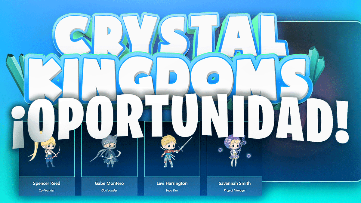 youtubeTitan's tweet photo. Nuevo video de Crystal Kingdoms donde os enseño este nuevo proyecto NFT #CrystalKingdoms #crystalkingdoms @CKingdomsNFT 

https://t.co/kURz7ruocm https://t.co/xD8IZeO27C