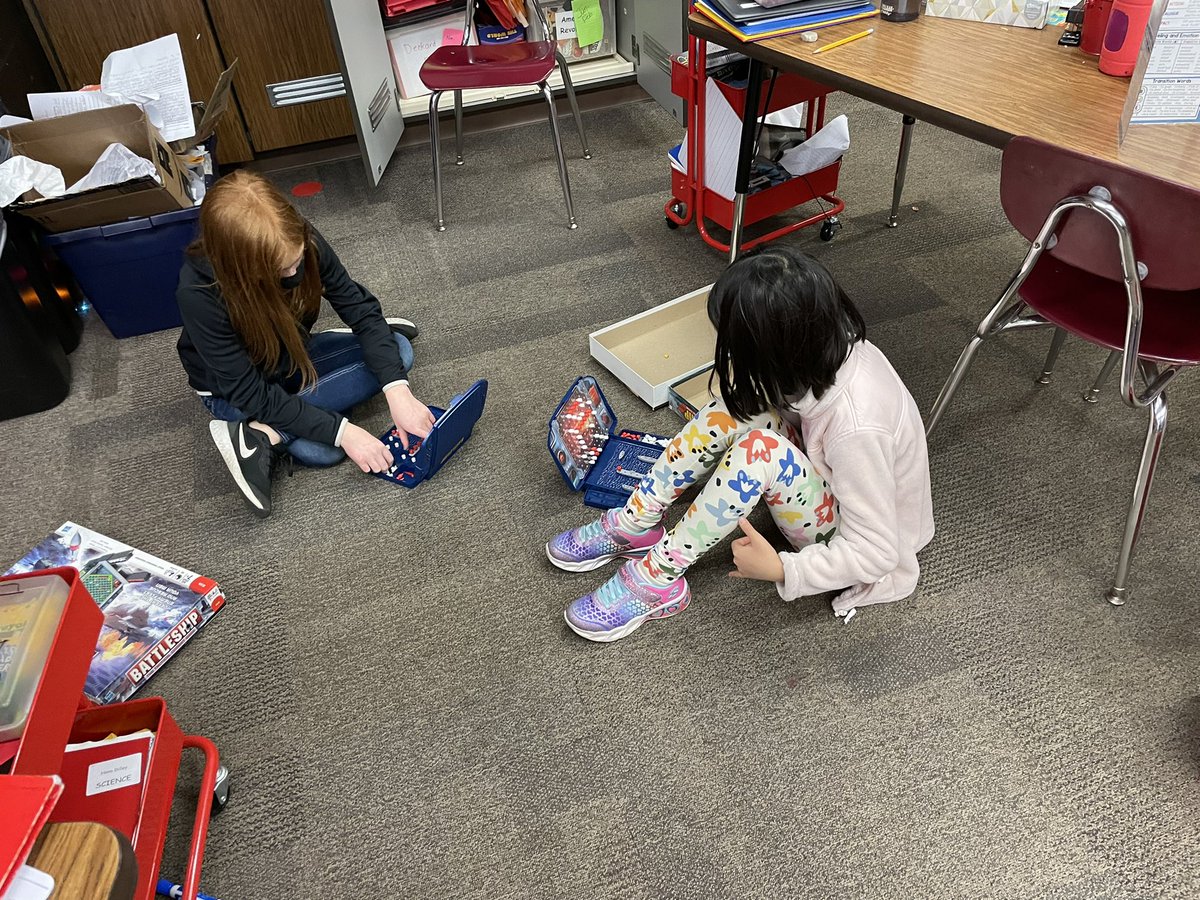 kkdeckard's tweet photo. Practicing coordinates with Battleship! https://t.co/MLCuRnWRNJ