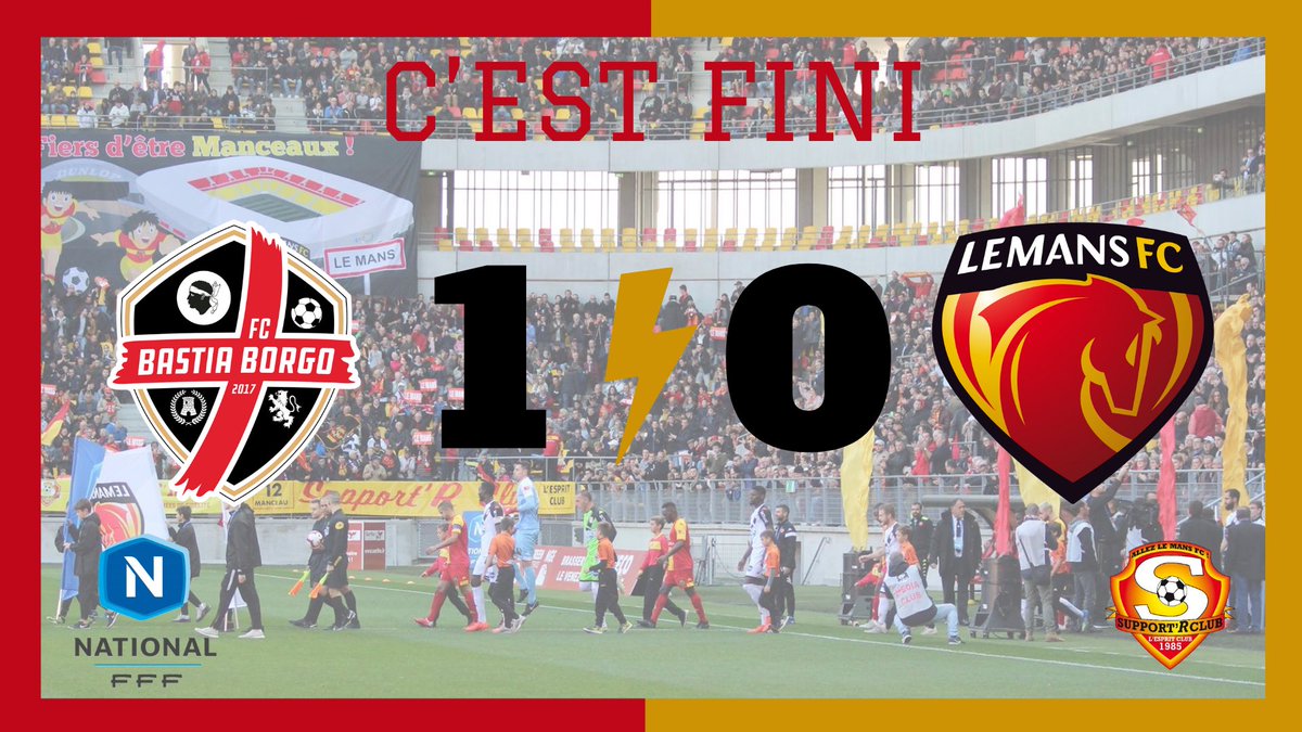 SupportRClubLMF's tweet photo. #NationalFFF : ⏱ 95’ - C’est fini en Corse entre le @fcbastiaborgo et @LEMANSFC !
#FCBBLMFC (1-0) https://t.co/hN8MVfXfyr