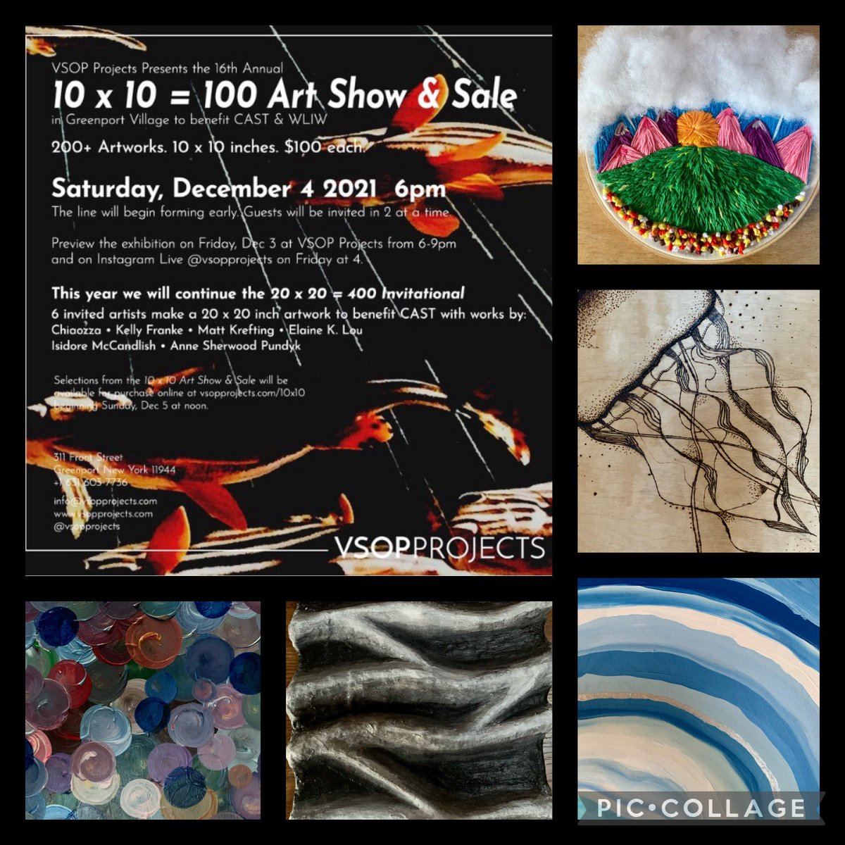 TinaNadeem's tweet photo. Sneak Peek of a few amazing works for sale at the gallery this weekend! Follow bbpcreates and vsopprojects for more info and a preview of tonight’s show! What a huge honor to be a part of this! Congrats to all of our BBPHS artists! https://t.co/Bh5SKFa83w