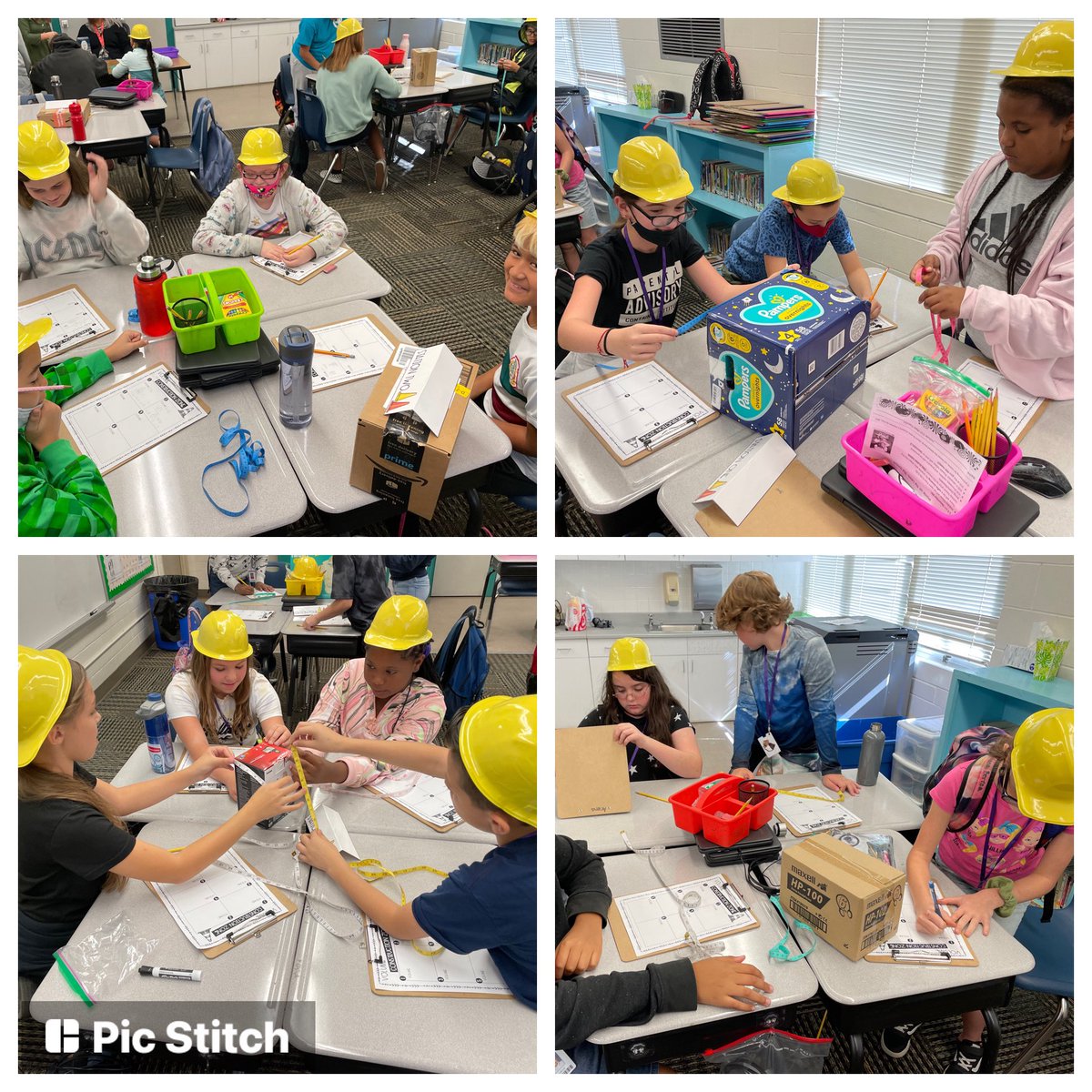 SocorroInFifth's tweet photo. Volume Construction Zone! We had fun today finding the volume of rectangular prisms! @TropicIslesElem 

#iteachmath #iteachfifth #setthestagetoengage #bethewildcard https://t.co/pAf3tw9Fo6
