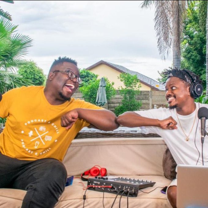 Tha_Mash's tweet photo. You can hate them. You can love them. You can vilify them. The one thing you can’t do is “ignore them”. They touched on every sensitive topic you can think of. Trending the whole year like amapiano is not child’s play. #macg #podcastandchillwithmacg #PodcastAndChill https://t.co/weTgNYdi2W