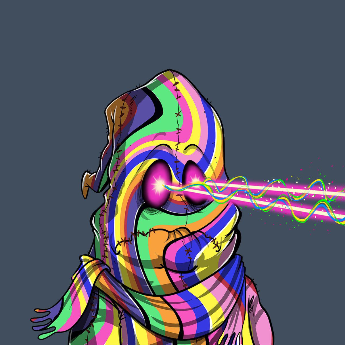 trippies's tweet photo. 🙌We appreciate your patience.

🤩So go on then… One more piece to whet your appetites. And a fun fact for good measure… Did you know that not all of our Trippy creatures have the same number allocated? 

👀The boogieman is actually on the lower side. What will you get? https://t.co/BkYwGD7tls