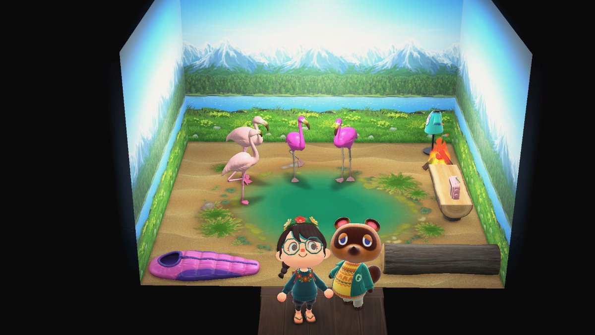 AmandaRuthAC's tweet photo. Flora is back on my island and I redesigned her home! Karaoke corner and all!

#acnhdesigns #acnhupdate #acnhflora #flora #AnimalCrossing #ACNH https://t.co/J2n5xbzJYj