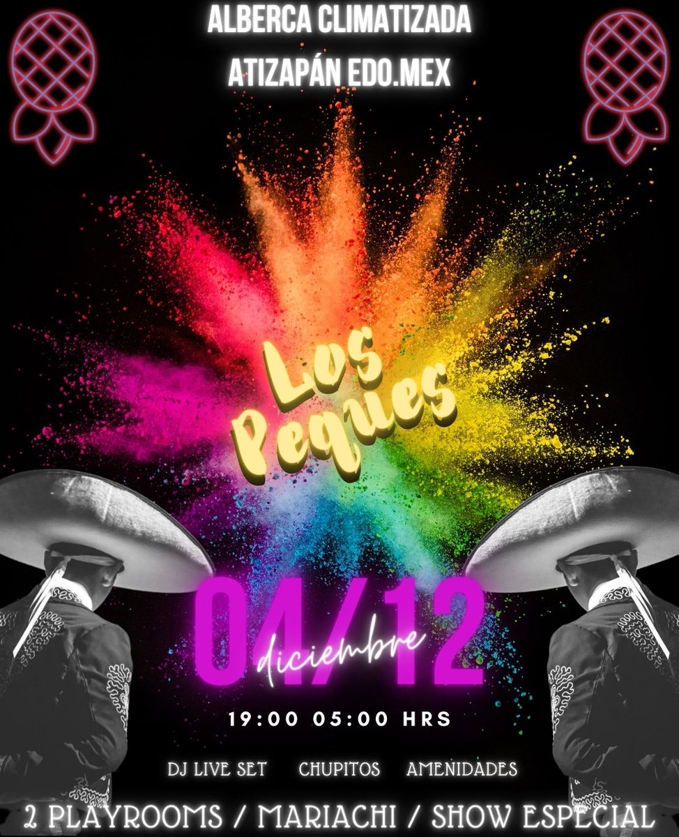 AbacaxiSw's tweet photo. .  ¿Aún no tienes planes?

🔸️          👙ALBERCA👙         🔸️
        Climatizada y Techada
             🔥PlayRooms🔥
             🍸Social Club🍸

   🎁Un show Muy Especial🎁
  
        Sábado 4 de Diciembre

¡Los esperamos! Más info al MD
#LifestyleSw
#LoVivimos https://t.co/QvmDfdwAGY