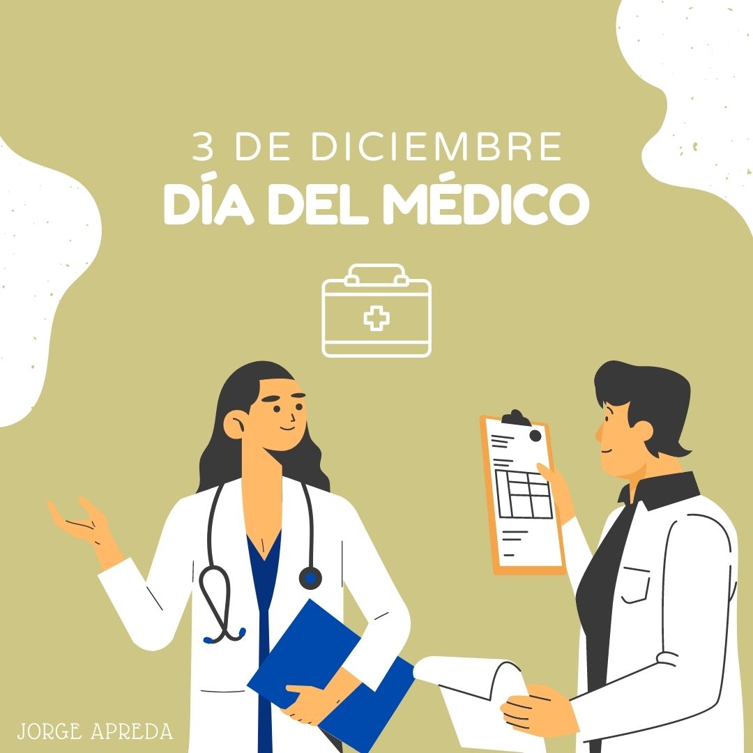 #DíaDelMédico - Deseo hacer llegar mi saludo a todos los profesionales que, con un compromiso inigualable, nos siguen brindando su conocimiento y servicio en medio de esta pandemia que aún no ha terminado.
