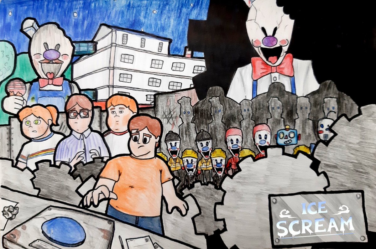 TRIZBAS1's tweet photo. ❄ICE SCREAM FRIENDS❄
@KepleriansTeam #icescreamfanart 
#fanart https://t.co/e1GgxFzuM4