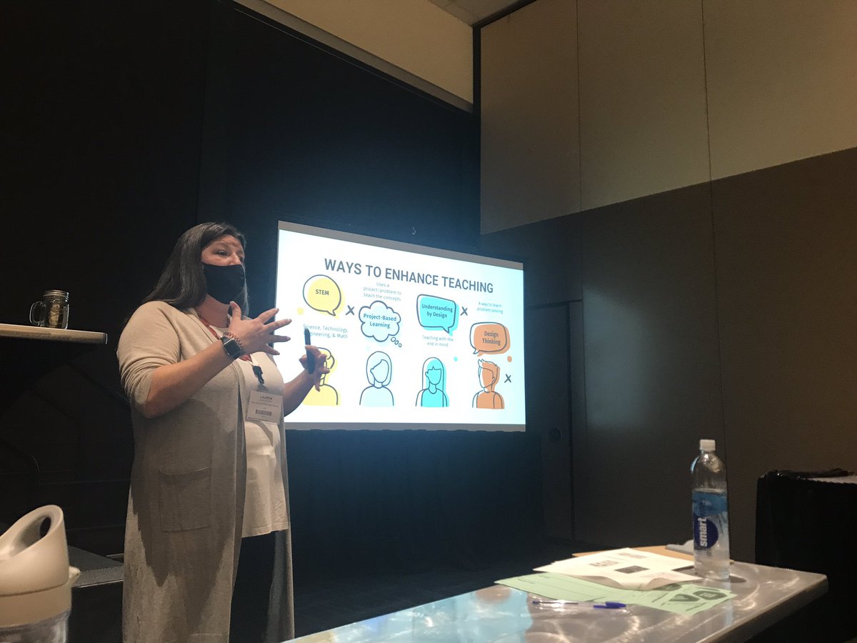 Great presentation by one of our fabulous <a href="/GCPSCTE/">GCPS Academies and CTAE</a> teachers Lauren O’Connor about #designthinking at <a href="/actecareertech/">ACTE</a> #careertechvision