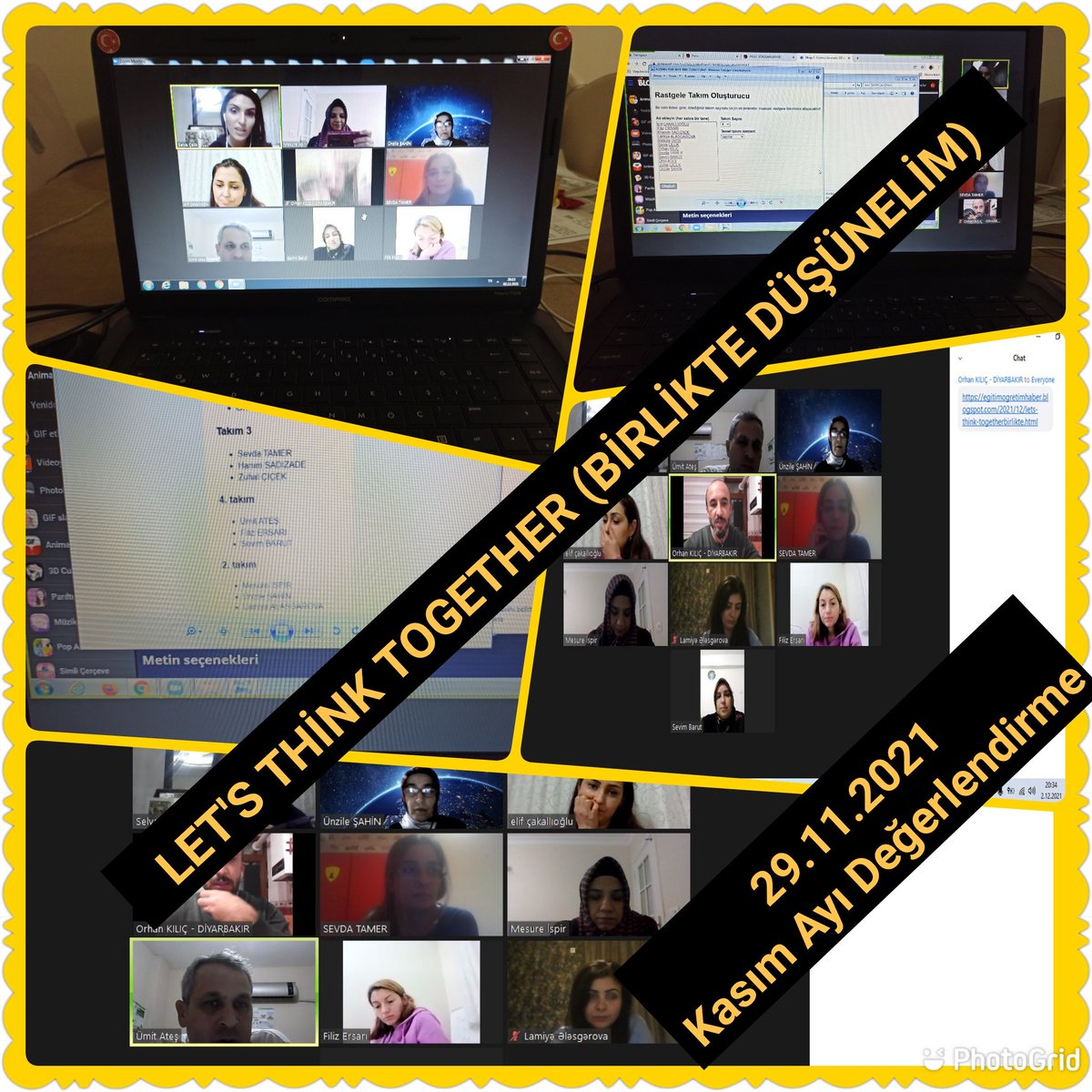 IspirMesure's tweet photo. Mesure İspir İbrahim Ergen İlkokulu 2 B Sınıfı Toprakkale OSMANİYE
Kasım Ayı Değerlendirme Webinarımız
@Letsthinktoget3  @OrhanKilic84 @nzileahin13 @3c538a8cb2ef435 @Selvaelik1 @eTwinningDestek https://t.co/WkjMGQ9DAV