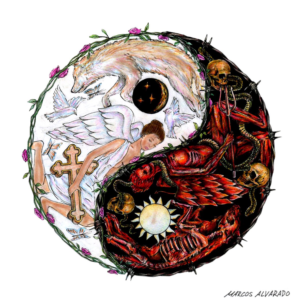 marcosalvarado_'s tweet photo. Yin &amp; Yang https://t.co/aqBbxD7zXw