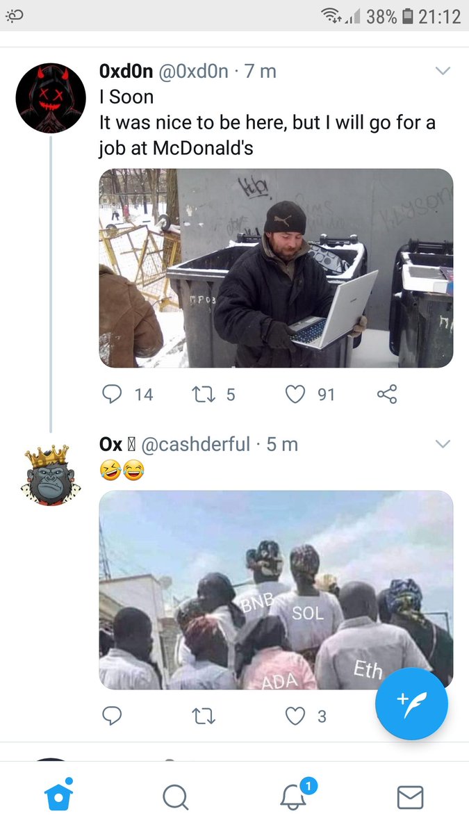 GapDip's tweet photo. @blockchainedbb Bags are screwed, but i like to read and laugh on such pictures https://t.co/hwcSHIAr2R