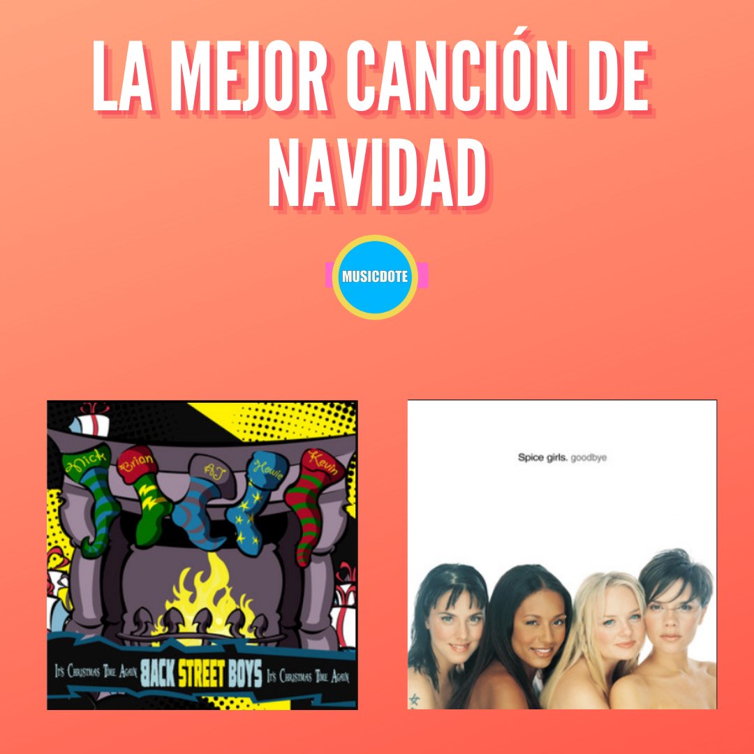 musicdote's tweet photo. 🎅BATALLA MUSICAL NAVIDEÑA 🎅

¿Cuál es la mejor canción de navidad? ¡Tú eliges!

🔁 It´s Christmas Time Again - @backstreetboys 
❤️ Christmas Grapping - @spicegirls 
 
🎄Sigue nuestra playlist 👉  https://t.co/V1bAdtyUBj

🟡Vota en  IG  https://t.co/c0gxurWUcQ https://t.co/ZssaHarEBc