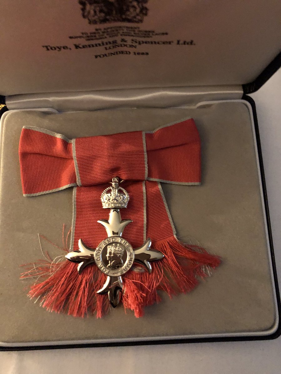 DrHoM_Carmel's tweet photo. On 23rdNovember I had the honour of receiving an MBE from HRH Princess Royal for service to midwifery. #Humbled @nhsuhcw @Project_BUMP @claireprice1981 @talbot_alison @ClaireAllan10 @EmmaFancott @GlobalVillageMw @josellwright @MidwivesRCM @GillWaltonRCM @SamanthaKendall https://t.co/p6uvlMK2S3