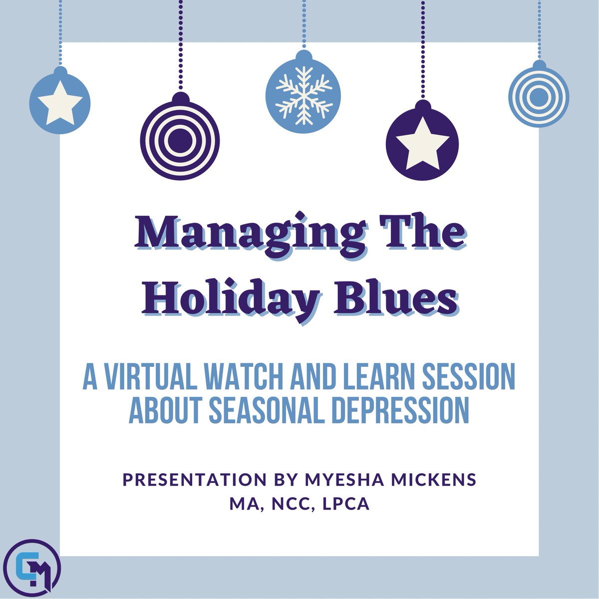CollabMeans's tweet photo. Come learn tips, tricks, and techniques to help manage the emotions that make the holidays challenging. There will be two opportunities to attend this virtual watch and learn! Registration and information on how to pay is located at https://t.co/uRVpJx85Ea https://t.co/mxEKQEUCJK