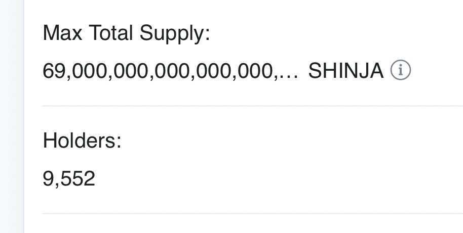 Shib_nobi's tweet photo. 10K Holders next… #Shibnobi $Shinja 
#ShinjaIsTheNext1000X 🥷🌐 https://t.co/eH64JCF96k