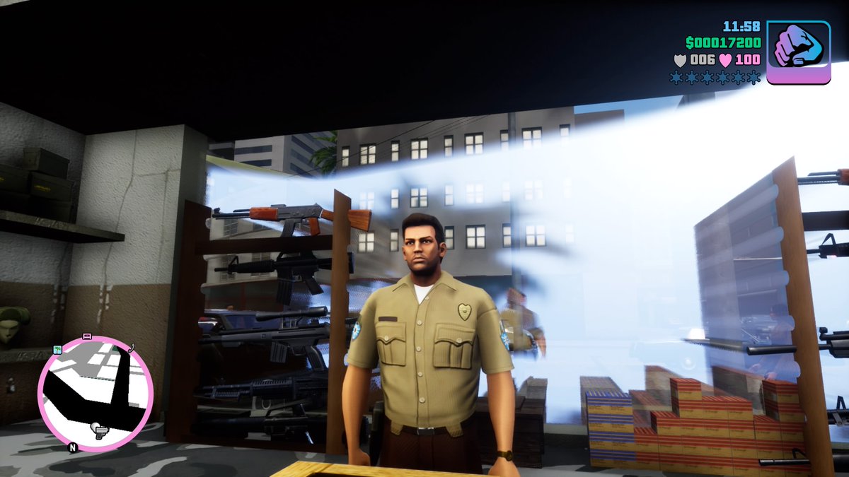 LadTwentyFour's tweet photo. The Twilight Zone #Gtathetrilogy #funny #glitch #rockstargames #vicecity #PS4share https://t.co/rEKEjhfkbC