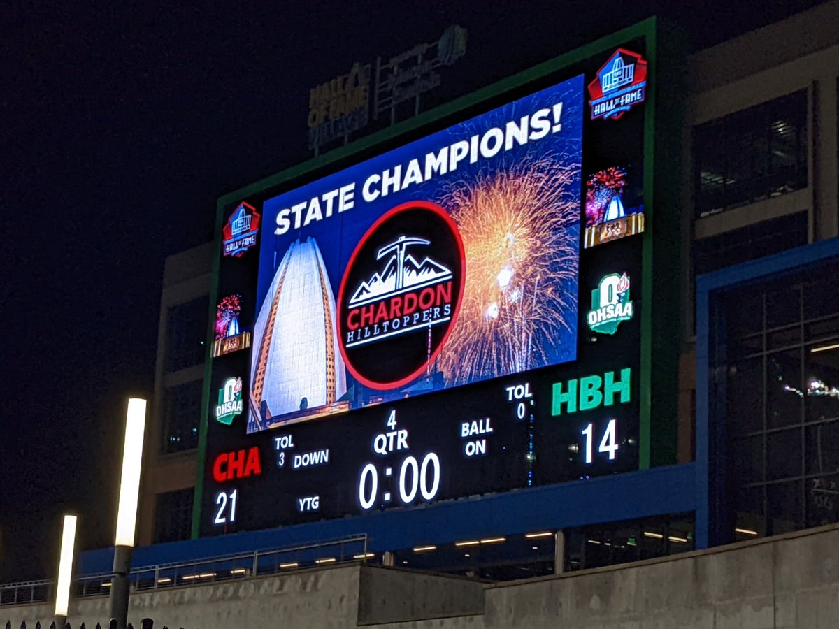 4ChardonSchools's tweet photo. Congrats @topperfb 
REPEAT STATE CHAMPS!!! https://t.co/qHqRSJdjX9