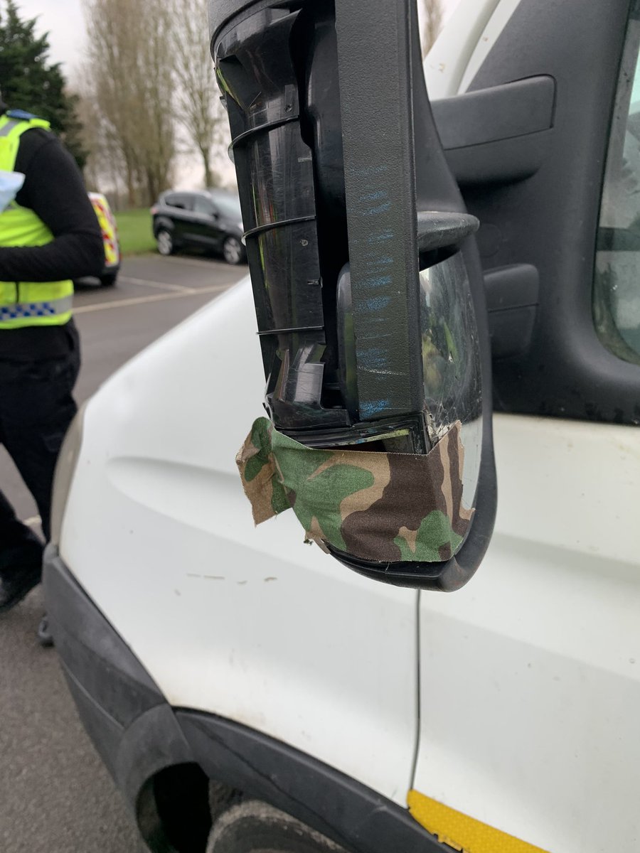 DVSAEnforcement's tweet photo. This driver couldn’t believe why the children in his street would cover his number plates in grease……..😇

We guess the driver couldn’t tell if their side repeater indicators were working either, as they were so well camouflaged…..

Prohibited and reported 🚫 https://t.co/8yDjvjcLwL