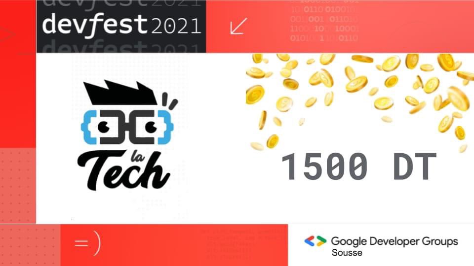 GDGSousse's tweet image. As we announced before our event has a hackathon and guess what ❓
winners teams will get 1500dt as a price🤩 🤩
So what are you waiting for ❓
 Get ready tomorrow is the big day , do all your best and be the winner 😍🔥

#DevFestSousse21 #DevFestMena #GoogleTechnologies