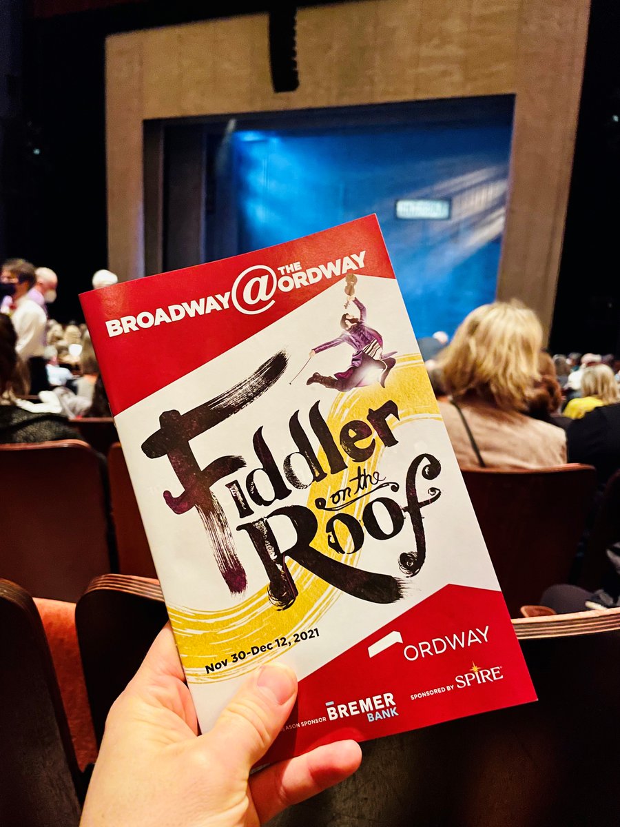 GoffPublic's tweet photo. Our team had a fantastic time celebrating the return of Broadway @TheOrdway during opening week of "Fiddler on the Roof!" 🎭✨

The new show is a fresh, authentic version of the beloved theatrical masterpiece.🎟️: https://t.co/7cWelOap5S

#FiddlerTour #Ordway #WelcomeBackStPL https://t.co/bdQryVBP27