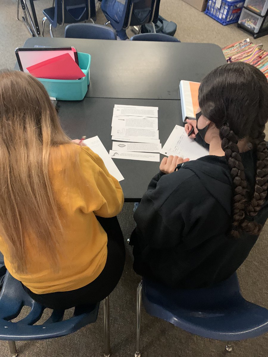 Today was fun! Our English II team dressed up like a Christmas song. Can you guess which one? 🔔🪨  Then, my students competed in groups to organize a cut-up informational article &amp; solve the secret code by using their knowledge of text structure. Loved seeing them excited!