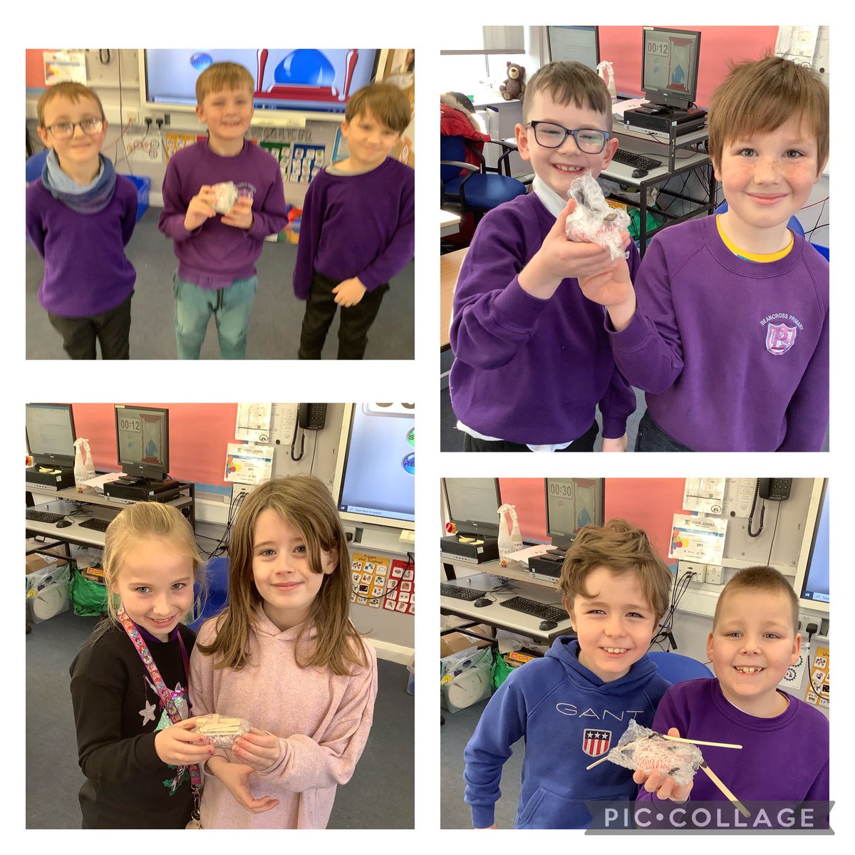 beanxMrsRowan's tweet photo. We have been learning about how important our skeleton is to protect our organs. We were given a tunnocks tea cake to represent an organ and materials to create a “skeleton” around it. We then dropped them to see which skeletons protected their organs! #bpsIDL #bpstechnology https://t.co/H3EdnryLzb