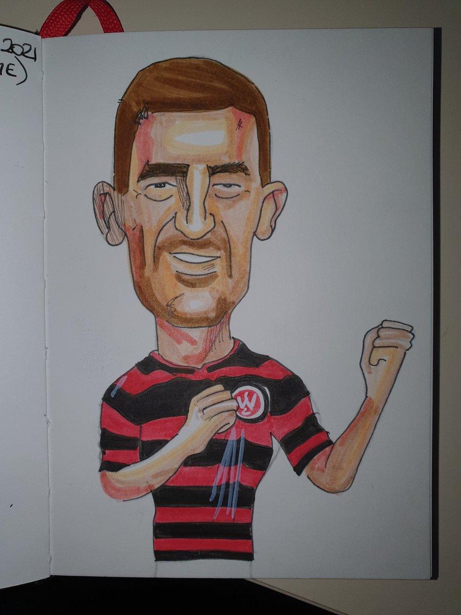 Stickytoons1's tweet photo. Finished @stevenug14 this morning. Looking good the first three games for #wswanderersfc and won't be long before he starts polling in #stickypoints https://t.co/ukUDpvRXk3