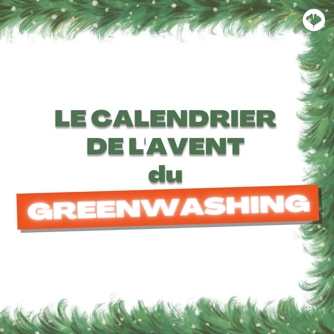 ReveilEcolo's tweet photo. Méta-thread de notre calendrier de l'avent du #Greenwashing de l'année 2021.

Tous les jours, jusqu'à #Noël, on vous présente les plus belles perles d'entreprises qui veulent avoir l'air vertes, sans l'être vraiment 🎁 https://t.co/ZPOrUmDG5U