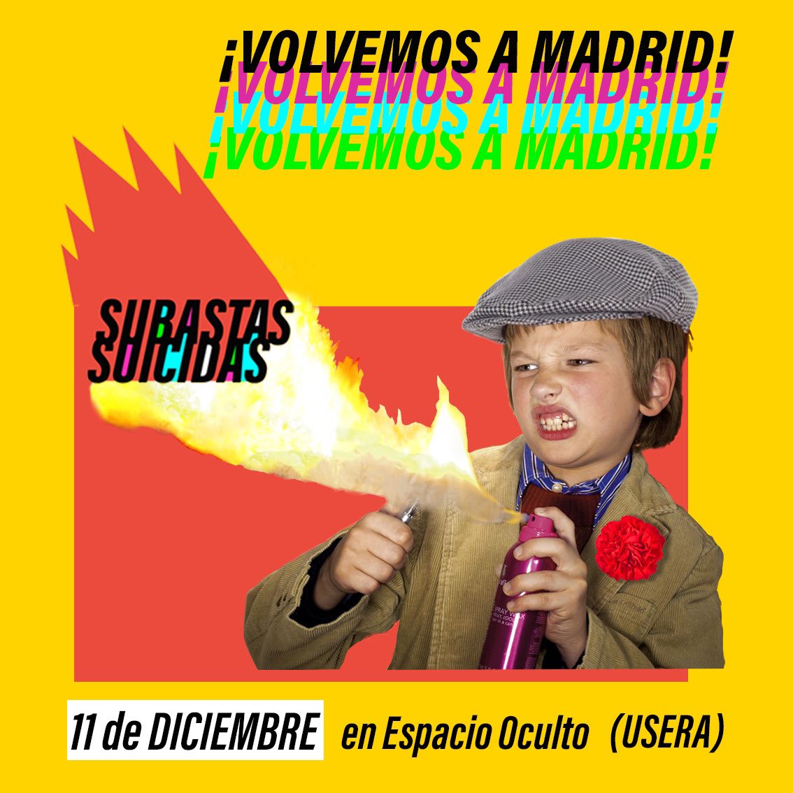 Cucha: el 11 de diciembre tenemos #SubastasSuicidas ! Obras a precio de ganga que si no se compran LES METEMOS CANDELA. Que sí, que las quemamos en vivo. Vente que es GRATIS, Paca! A las 7PM en <a href="/EspacioOculto_M/">EspacioOcultoMadrid</a> con mi caro @Lfrre y sho. Mira qué magia: instagram.com/p/CXCLMoTq4-u/…