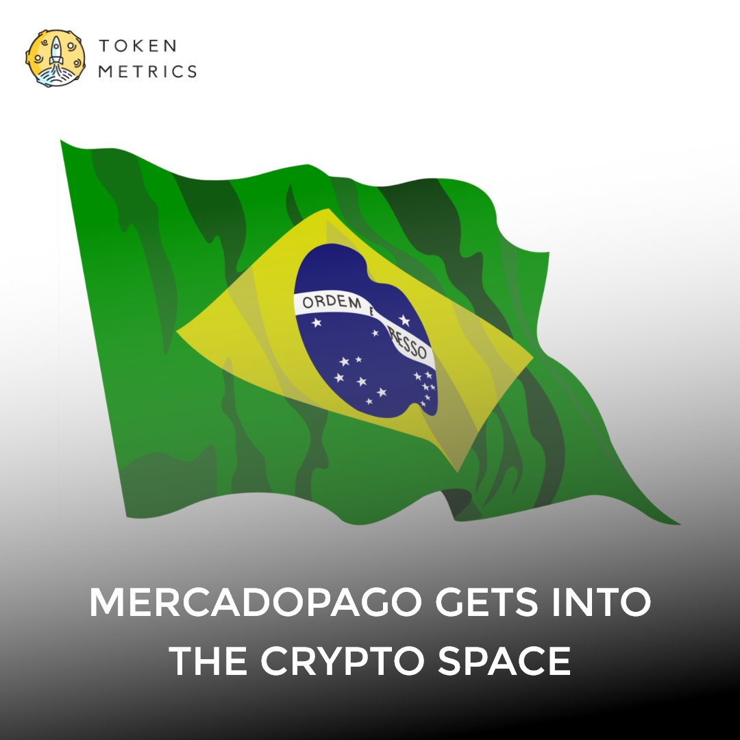 tokenmetricsinc's tweet photo. MercadoPago, the fintech arm of e-commerce giant MercadoLibre, has enabled its Brazilian customers to buy, sell and hold #Bitcoin (#BTC), #Ether (#ETH) and the Paxos-issued U.S. dollar-backed stablecoin Pax Dollar (USDP). https://t.co/OXN1akfHQe