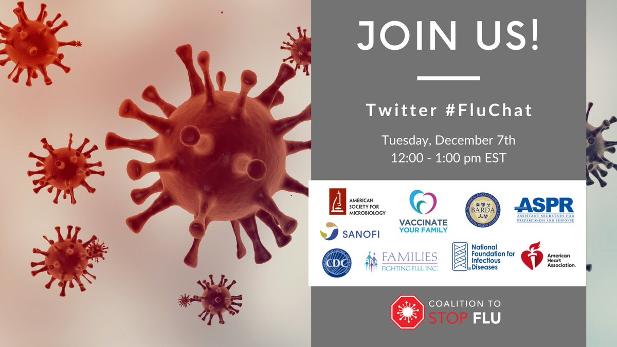 flucoalition's tweet photo. We are just 4 days away from our 2nd annual #FluChat!

Join @flucoalition, many of our member organizations, and special guests @CDCFlu @BARDA and @HHS_ASH for a great discussion. 

See everyone there. https://t.co/GWrt4t3Piz
