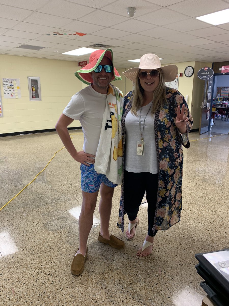 We understood the assignment - Dress like you are on VACATION!!! #Teachers #themedays #iteachfirst #CountdowntoChristmas