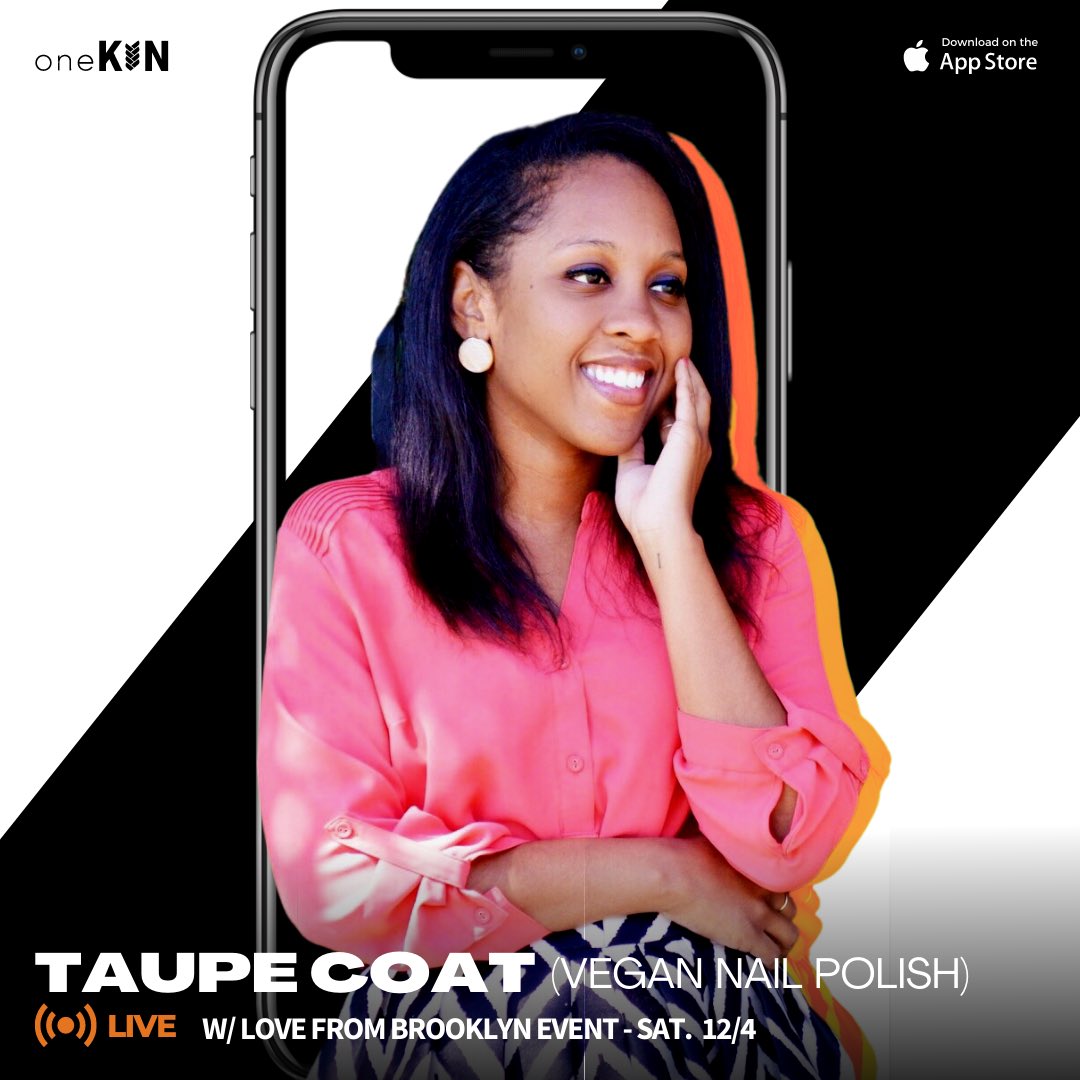 _oneKin's tweet photo. Here are the local NYC brands you can expect to see and connect with this Saturday.

✨@taupecoat - Vegan nail polish
✨@84gem - Contemporary and African inspired jewelry

Make sure to download the app to stream + shop! Now, who's ready to make everyday a #ShopSmall Saturday? https://t.co/ZoFl7Kws9t
