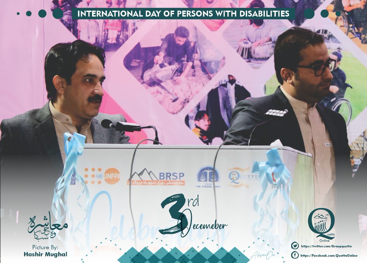 #معاشرہ_وہ_جو_سب_کا 
3rd December #QuettaOnline mega event International Day of Persons with #Disabilities ❤️ 
 #IDPD2021 #Quetta