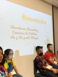 Lynna_Casiano's tweet photo. We have a Winner! for the Regional Annual Spanish Spelling Bee contest @SES_Eagles. Thank you, @getsmartwithMrG  Mrs. Oviedo, Mrs. Gonzalez for organizing this event. These kids are amazing! @KristaMcClure4 @MsArias21 @JuliexuXu @GISD4ELLs #theGISDEffect 
@gisdnews https://t.co/qxRbAY7K65