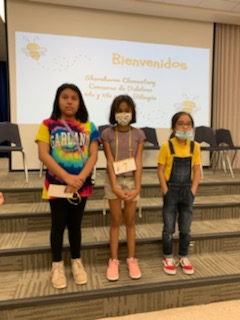 Lynna_Casiano's tweet photo. We have a Winner! for the Regional Annual Spanish Spelling Bee contest @SES_Eagles. Thank you, @getsmartwithMrG  Mrs. Oviedo, Mrs. Gonzalez for organizing this event. These kids are amazing! @KristaMcClure4 @MsArias21 @JuliexuXu @GISD4ELLs #theGISDEffect 
@gisdnews https://t.co/qxRbAY7K65