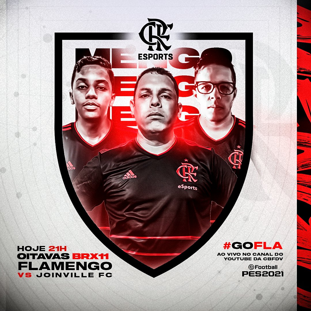 🎶 Estou sempre contigo, somos uma Nação...

Nossa line de <a href="/play_eFootball/">eFootball</a> x11 enfrenta o Joinville nas oitavas da <a href="/CBFDV/">CBFDV</a>. Venha torcer para o Mengão!

📺 youtube.com/c/PAIPLAYER

#GoFLA #VamosFlamengo